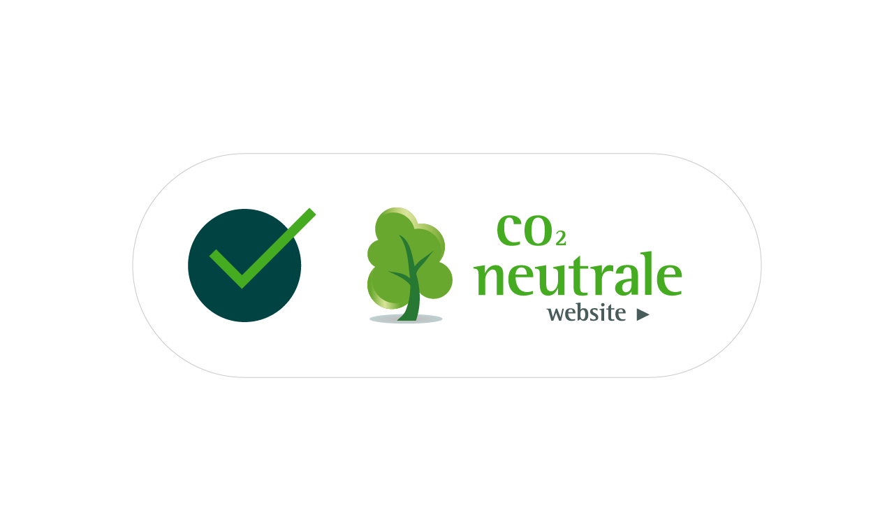 Siegel CO2-neutrale Website