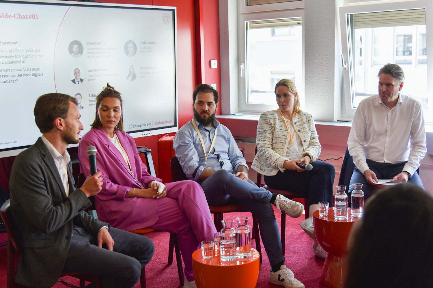 Fireside Chat beim Chatting about GPT Event 2023