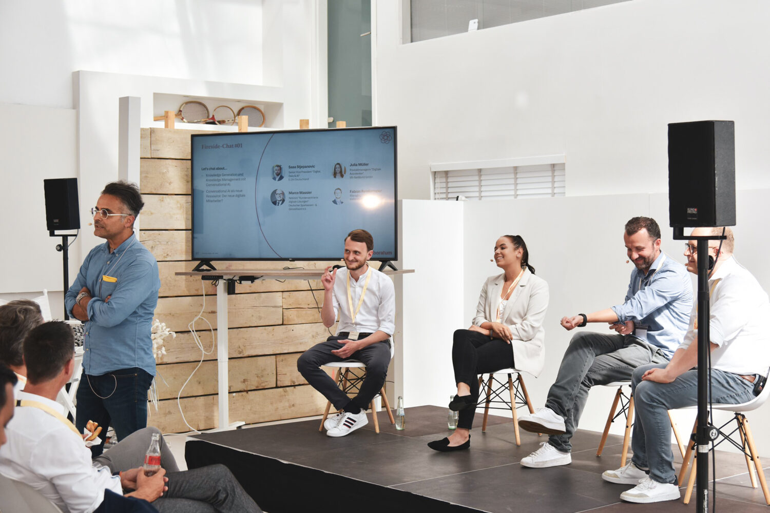 Fireside Chat beim Chatting about GPT Event 2023