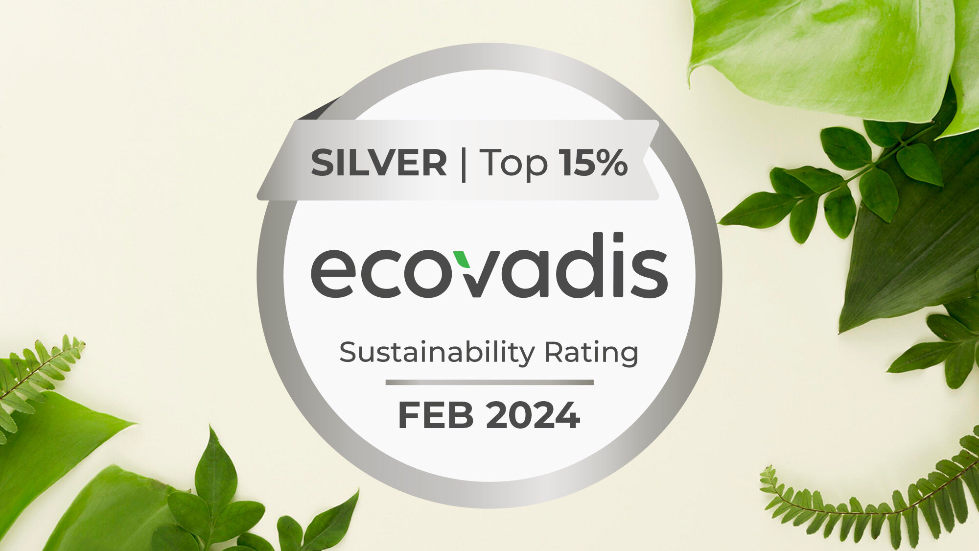 ecovadis Silber Auszeichnung