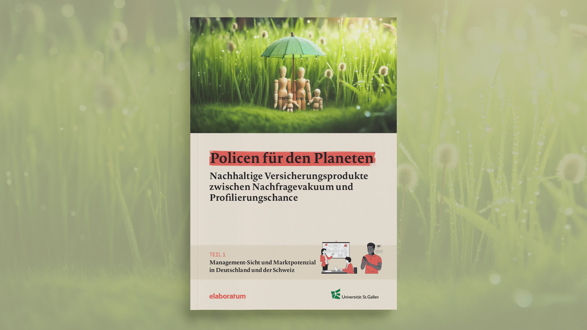 Cover des ersten Teils der Studienreihe Policen für den Planeten