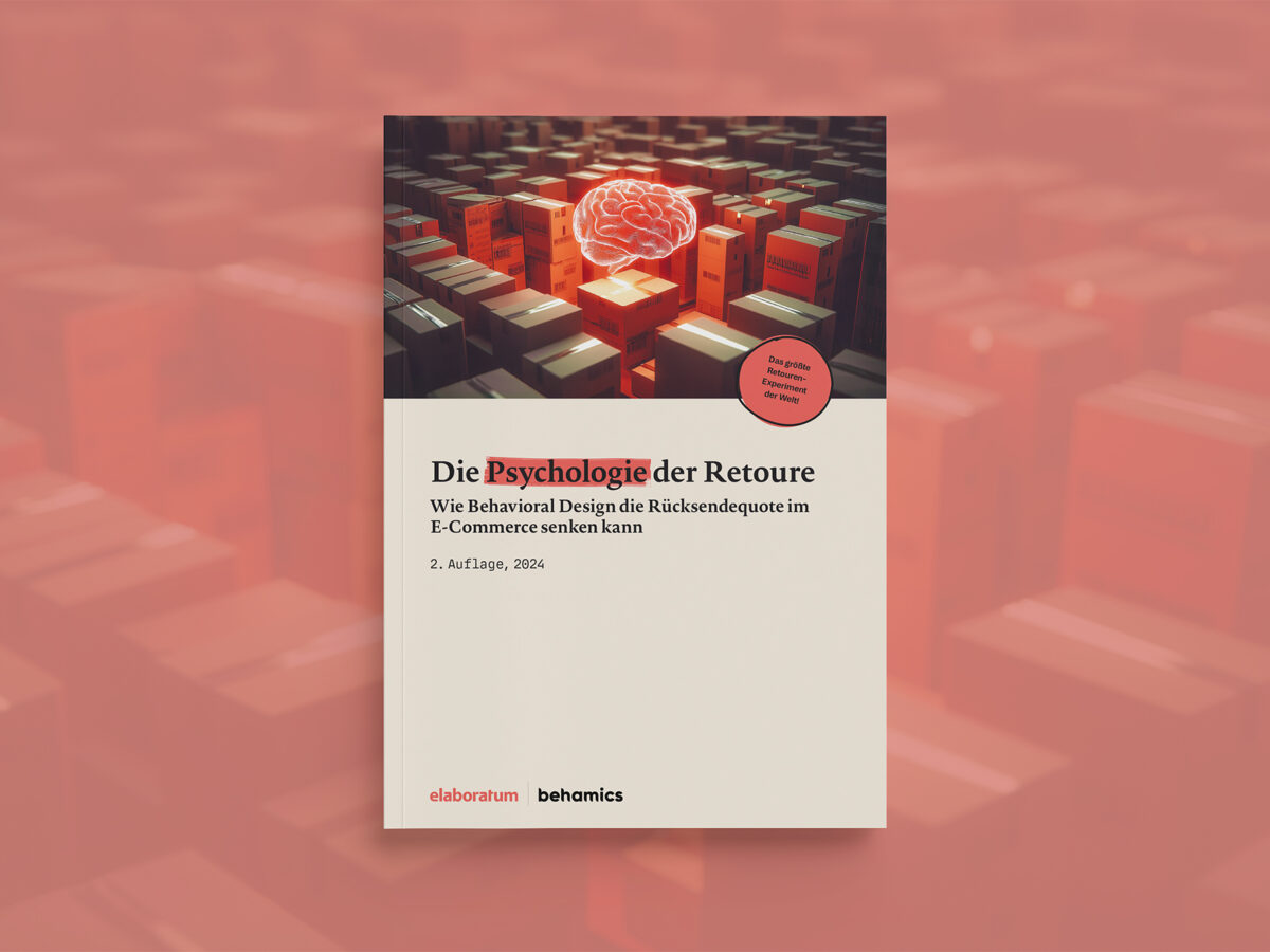 Cover des Whitepapers " Die Psychologie der Retoure"