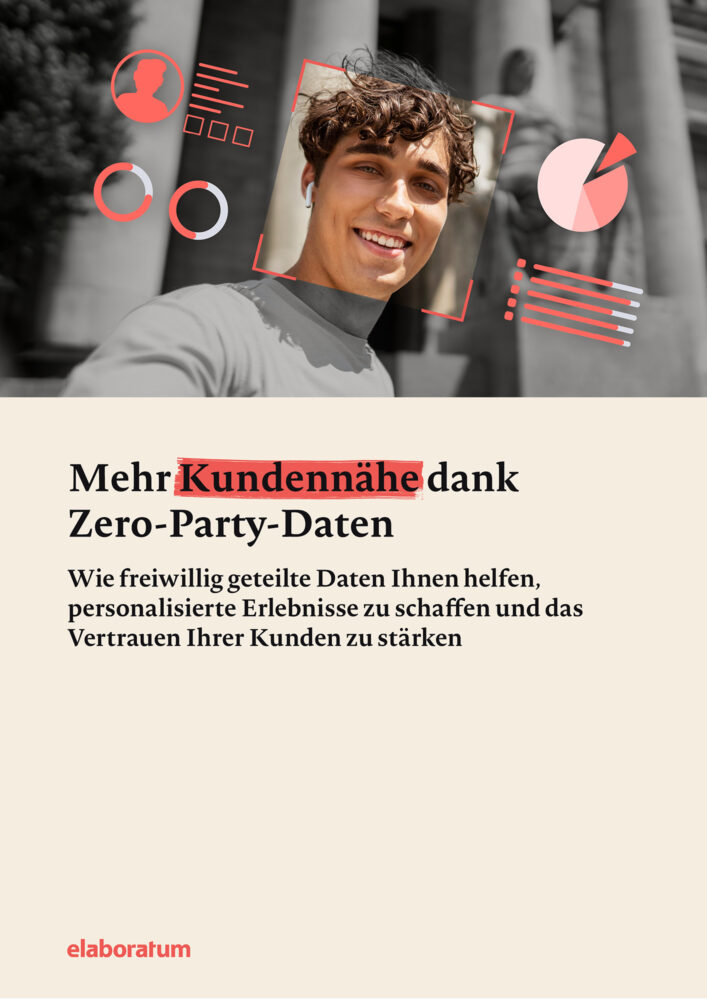 Cover des Whitepapers "Mehr Kundennähe dank Zero-Party-Daten"
